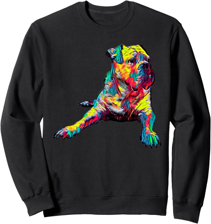 Amerikanischer Bulldogge Hund Sweatshirt