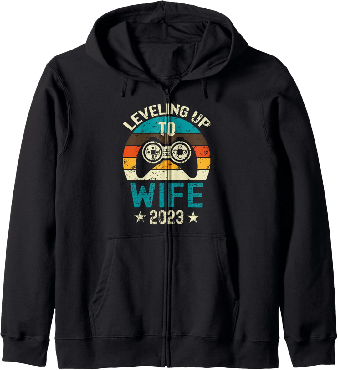 Leveling Up To Wife Level Freigeschaltet 2023 Neu verheirateter Spieler Kapuzenjacke