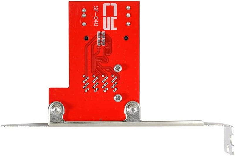 NFHK PCI-Express 4.0 Mini SAS SFF-8087 to SAS HD SFF-8643 PCBA Female Adapter with Bracket