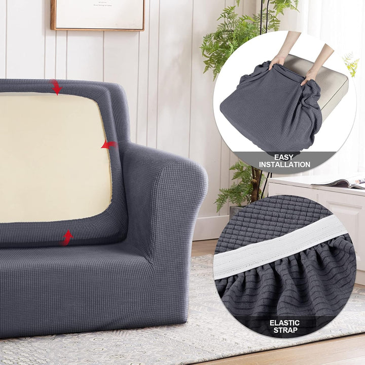 TAOCOCO Sofa Sitzkissenbezug Stretch Kissenbezug 1 Stück Sofakissen Schonbezug Sofasitzbezug für Sof