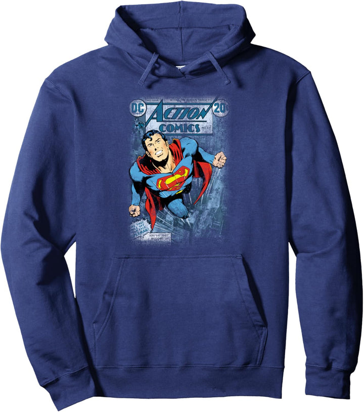 Superman Action #419 Distress Pullover Hoodie