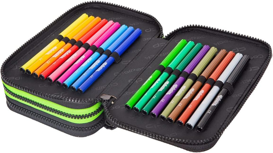 CoolPack XXL Federtasche Federmappe 3-Fach Schulstiftetui, dreifaches Federmäppchen, Federmäppchen f
