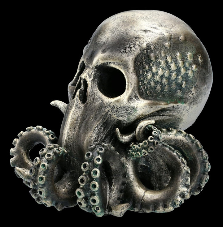 Pacific Giftware Totenkopf Cthulhu Schädel mit Tentakeln - Totenschädel Figur Deko Skull