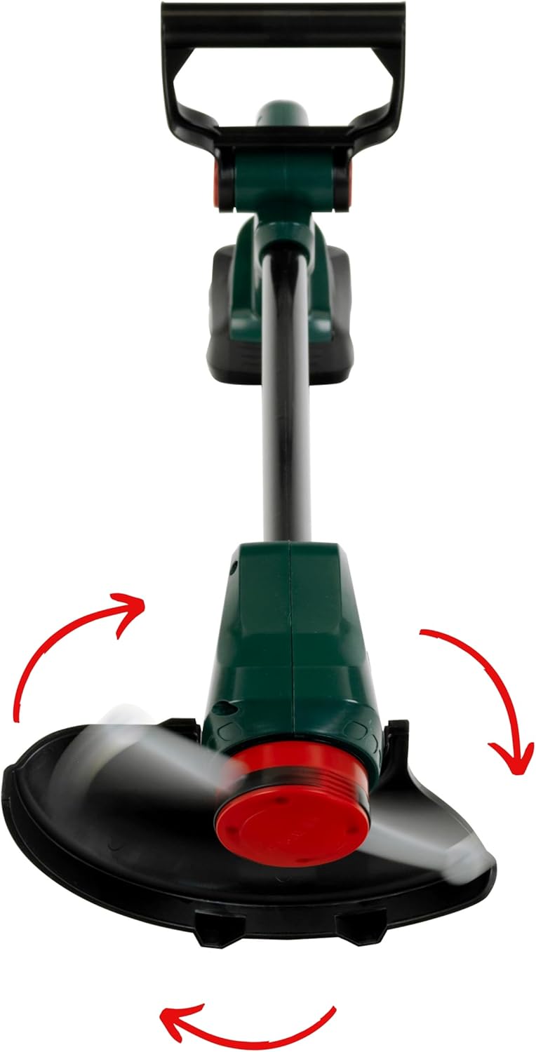 Theo Klein 2774 Bosch Rasentrimmer Easy Cut Kindgerechtes Spielzeug mit Sound- und Lichtfunktion Bat