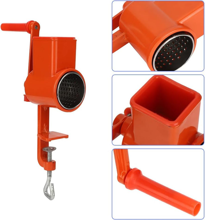 Getreidemühle, Haferquetsche Bolt Knob Handverstellbar Schrotmühle Manuelle Langlebiger Kunststoff A
