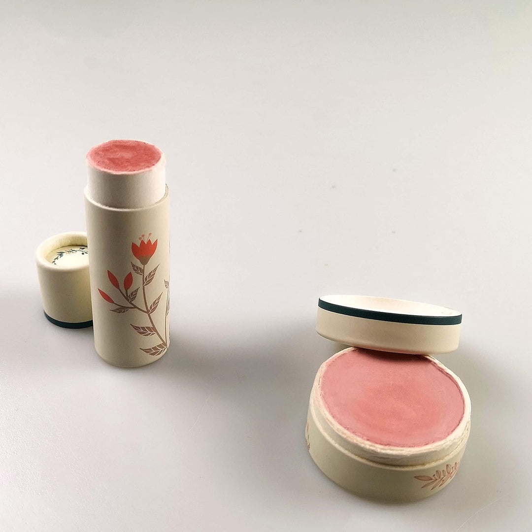 Wachsmann - leere Lippenstifthülsen - Lippenbalsam Behälter aus Pappe - 10 Stück | 10 ml Lippenstift
