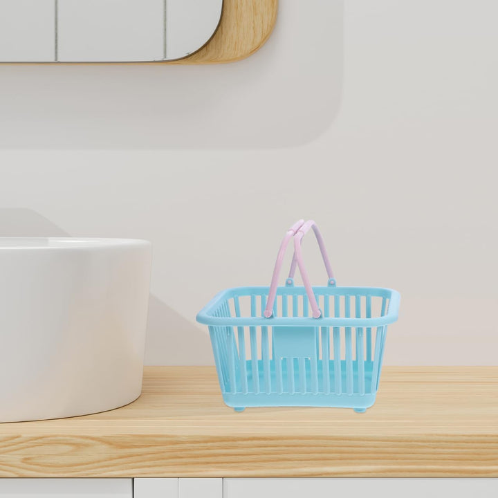 ibasenice Spielzeug Aufbewahrungskorb Set 2 Stück Handliche Einkaufskörbe für Kinder, Obst & Gemüse