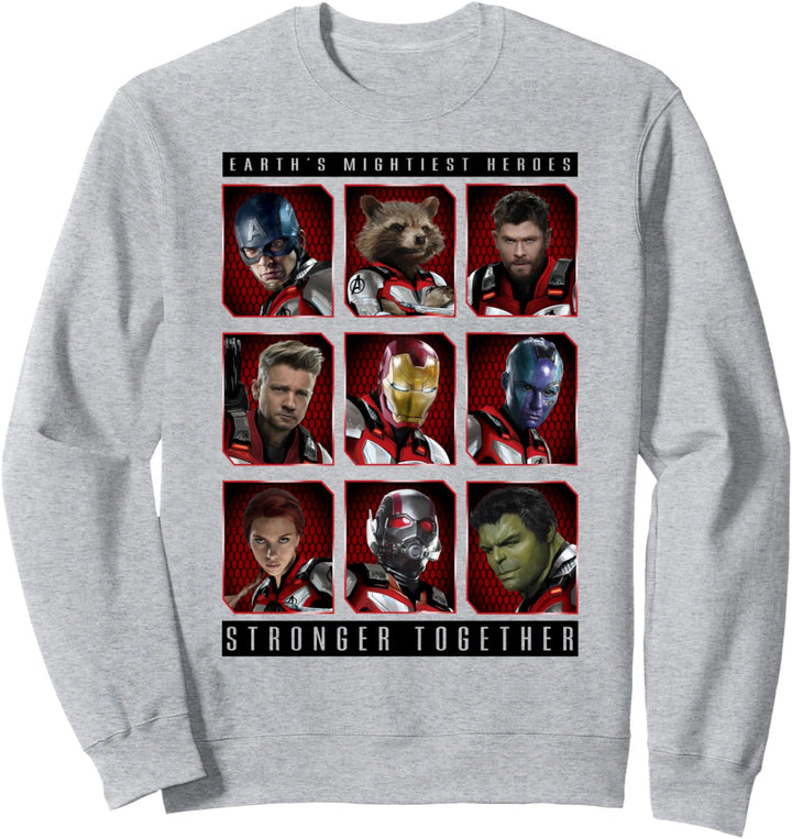 Marvel Avengers: Endgame Earth's Mightiest Heroes Boxes Sweatshirt