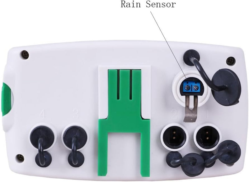 Automatisch 4-Auslässe Bewässerungscomputer Bewässerungssystem inkl. 1 X 4-Fach-Wasserverteiler, 2 X