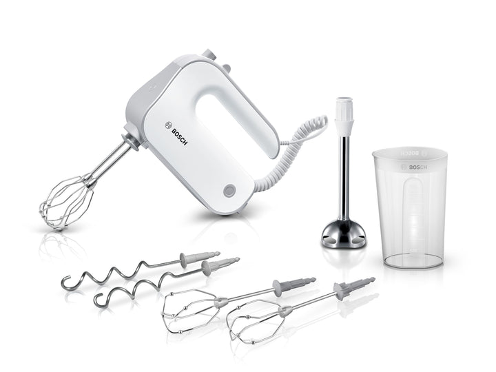 Bosch Handrührer Styline MFQ4075DE, 2 Rührbesen, 2 Edelstahl-Knethaken, spülmaschinengeeignet, Pürie