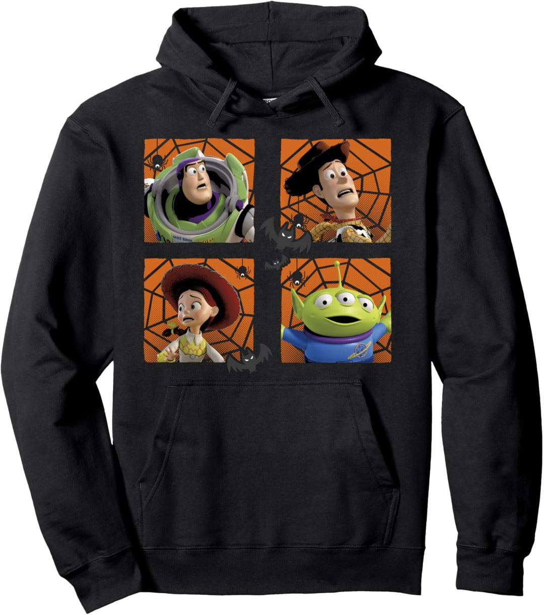 Disney Pixar Toy Story Group Shot Spiderwebs Halloween Pullover Hoodie