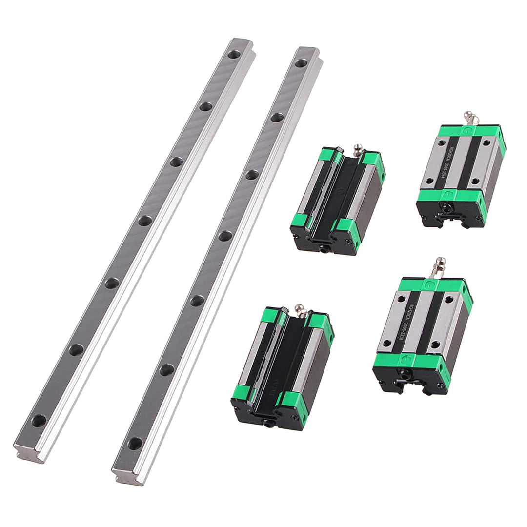 CNCYEAH Linearführung 2PCS HGR20-500mm Linearschiene mit Gleitblock + SFU1605-500mm Kugelumlaufspind