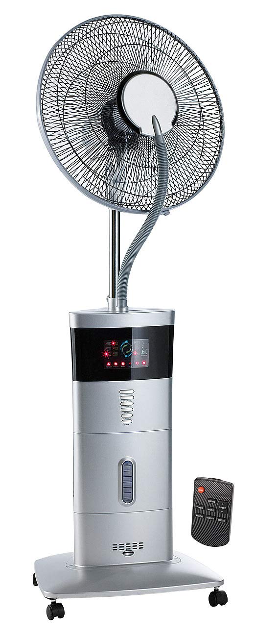 Sichler Haushaltsgeräte Kühlventilator: Kühl-Ventilator mit Sprühnebel & Ionisator, 100 Watt (Standv