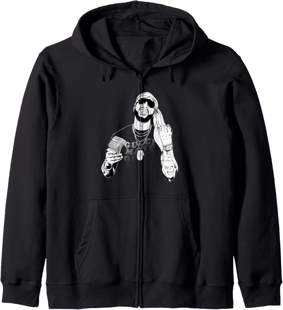 Gucci Mane Pinkies Up Kapuzenjacke