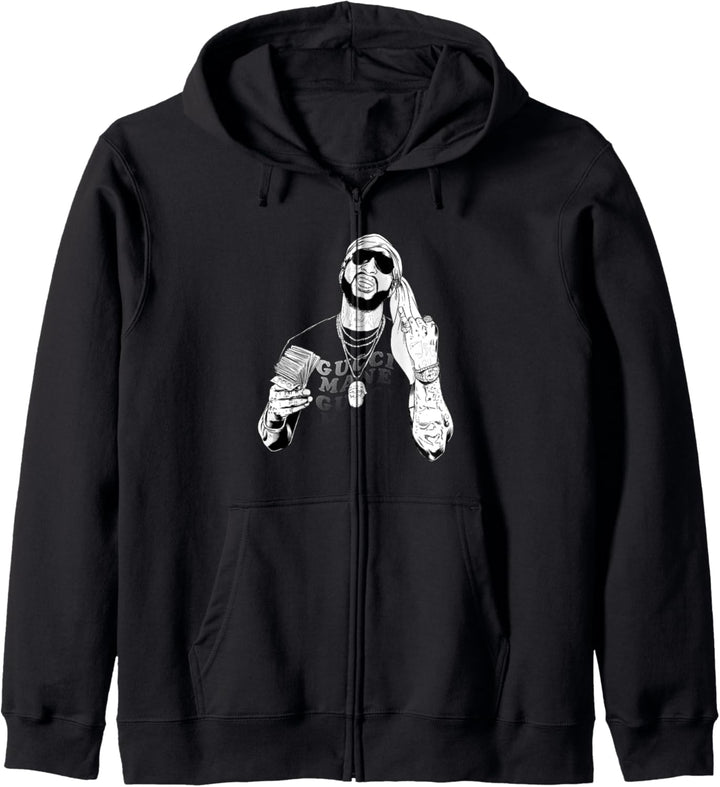 Gucci Mane Pinkies Up Kapuzenjacke
