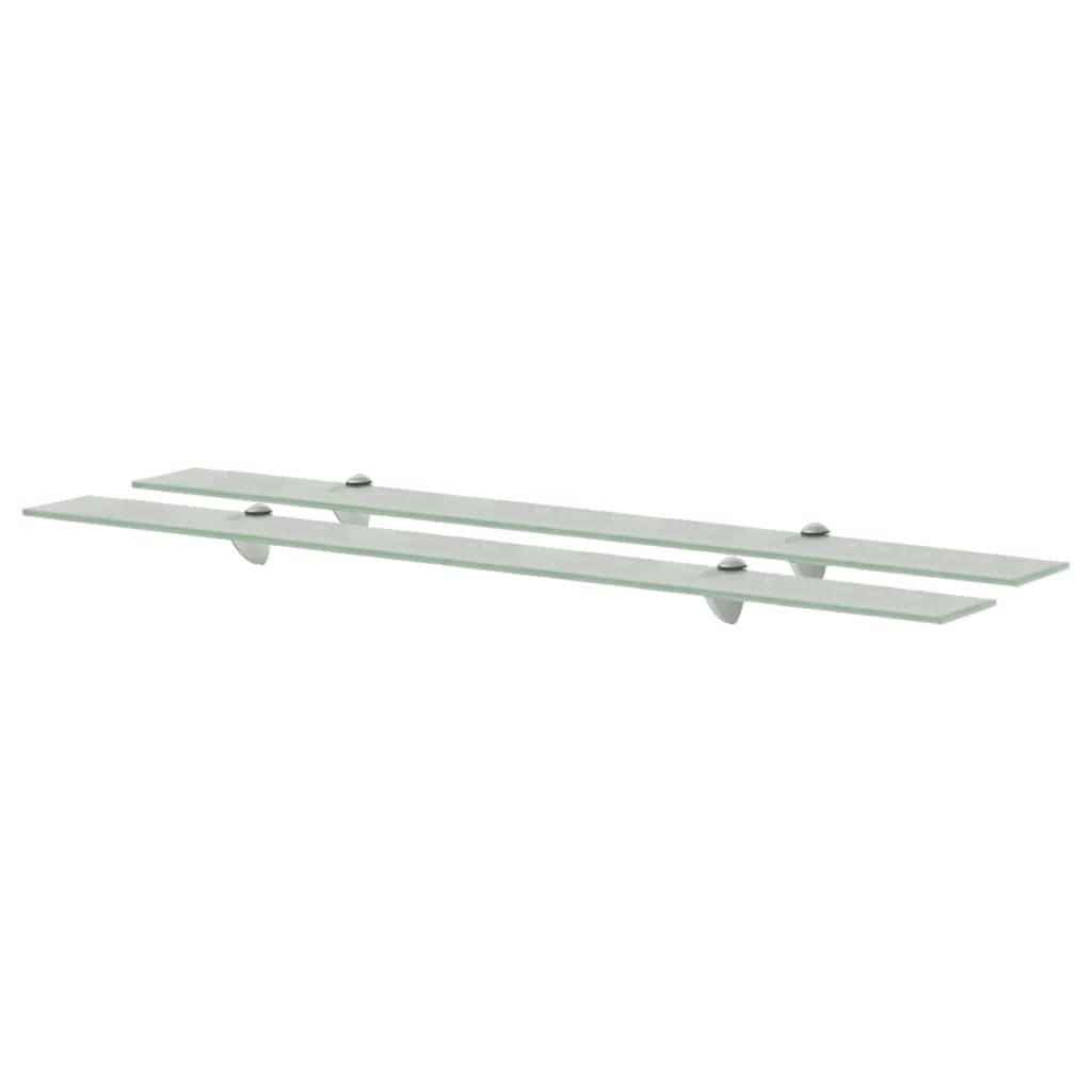 vidaXL 2X Regal Schwebend Wandregal Glasregal Glasboden Glasablage Badablage Wandablage Badregal Abl