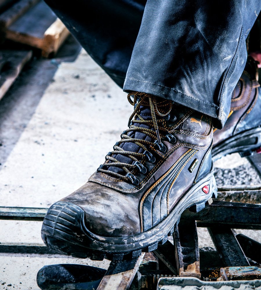 Puma Safety Sicherheitsschuhe S3 Scuff Caps Sierra Nevada Mid Hochschuhe, Halbstiefel, Gröβe 46, 63.