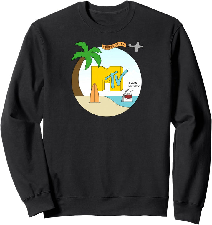 MTV Spring Break Shark-Grafik Sweatshirt
