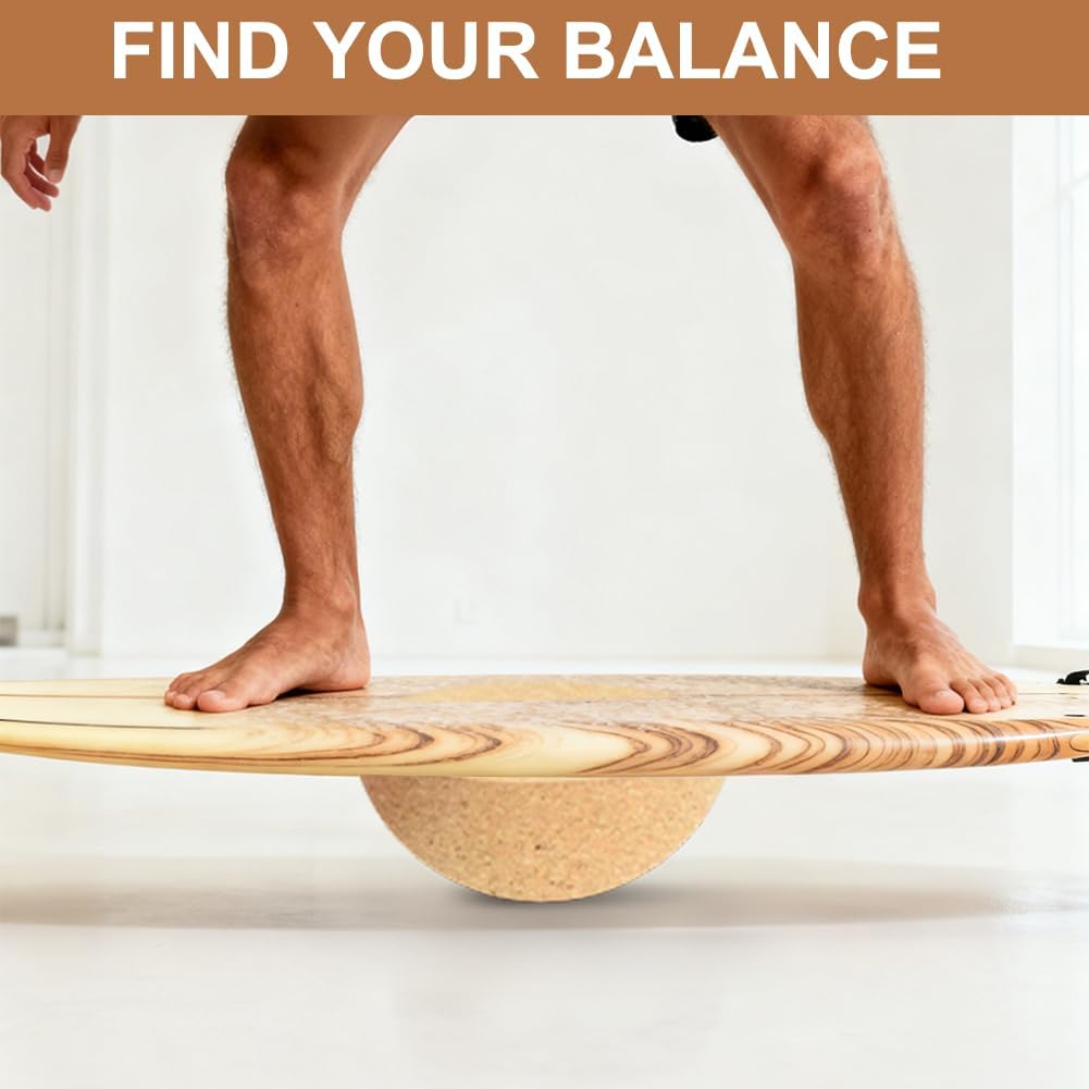 Balance Board Halbkugel, 30cm Durchmesser 10cm Höhe, Gleichgewichtstrainer, Fitness Balance-Board Er