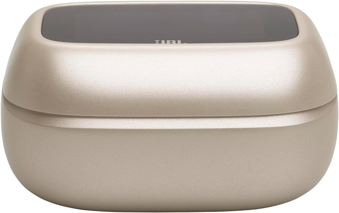JBL Live Flex 4, Kabellose Noise-Cancelling-Ohrhörer, Champagner | Hi-Res Audio, Smart Charging Case