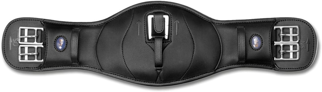 Wintec Elastik Kurzgurt mit CAIR Schwarz Länge 60 cm, Schwarz L&#xE4;nge 60 cm
