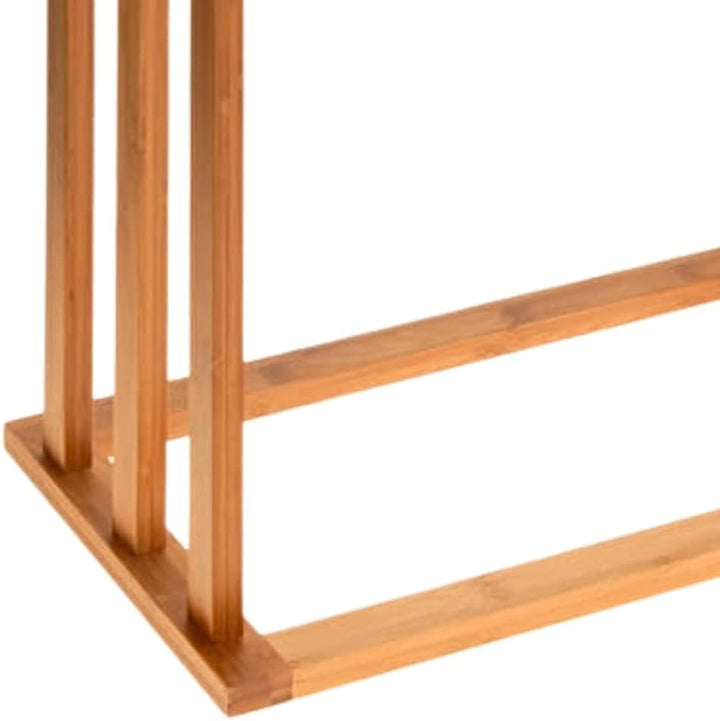 ZOLTA Bambus Handtuchständer Regal 82x55x24 cm feuchtigkeitsbeständig stabil freistehend Badezimmer