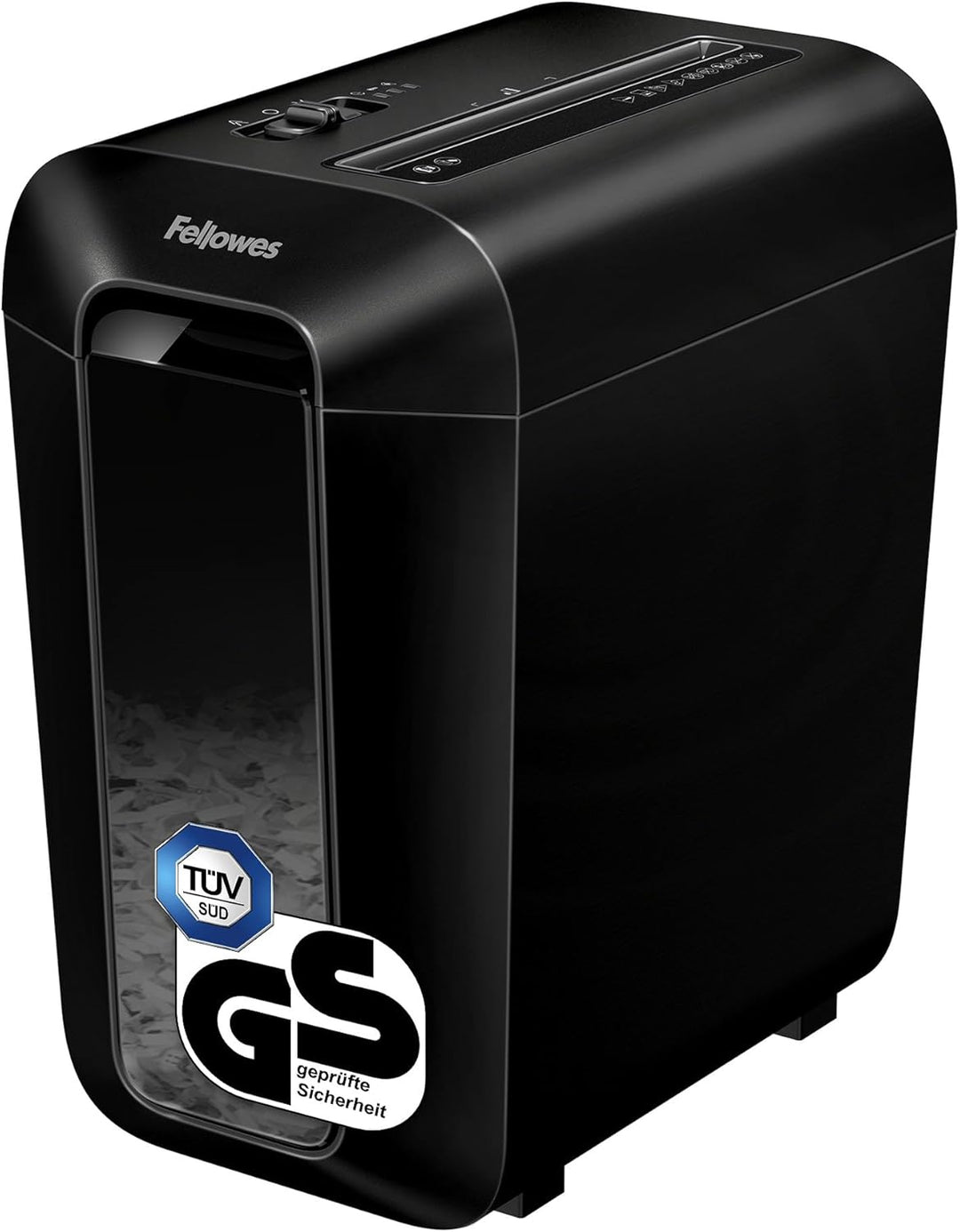 Fellowes Aktenvernichter 10 Blatt (P4), Papierschredder mit Partikelschnitt für Zuhause, Büro, Power