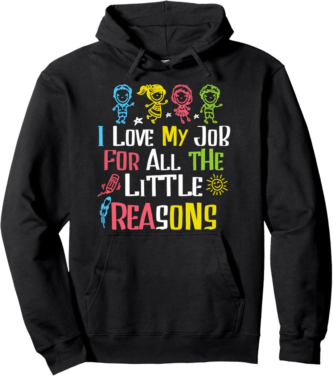 Gymnasium Lehrerin I love my Job for all the little Reasons Pullover Hoodie