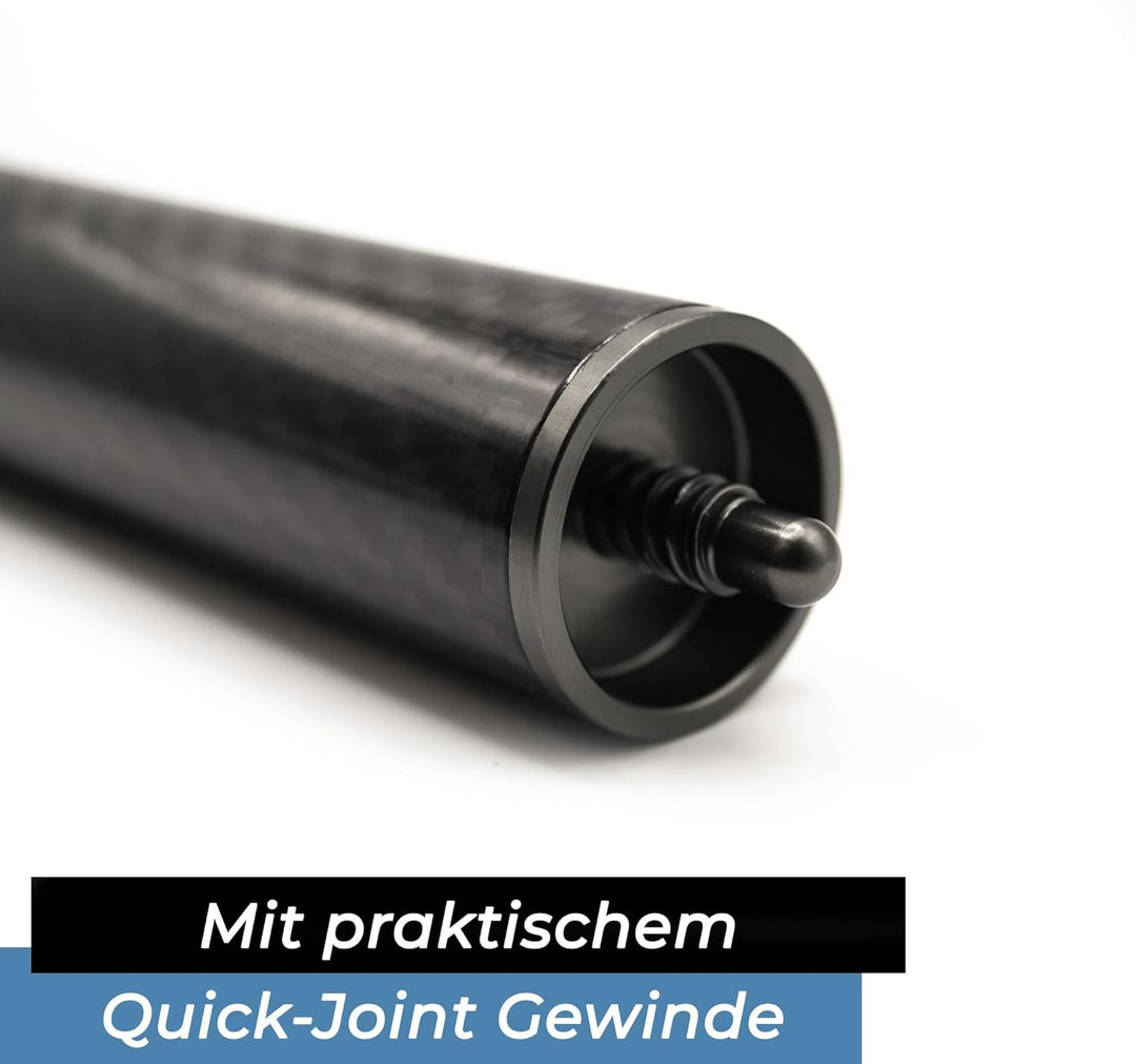 Parker Billardqueue Premium Edition PE-Serie, Profi-Cue, Quick-Joint 12,75 Mehrschicht Leder-Tip, Le