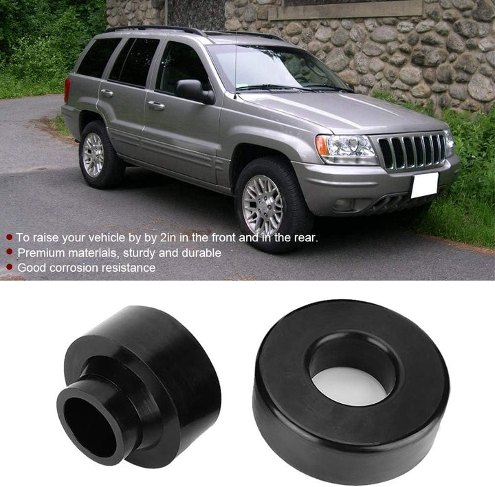 4 Stück Lift Spacer, 2" Vorne Hinten Leveling Lift Kit Ersatz für Grand Cherokee WJ 1999-2004