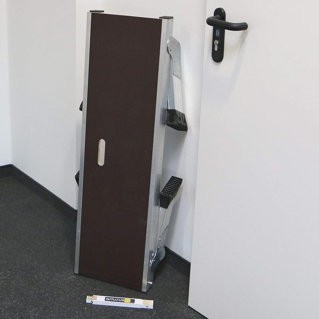 Jumbo® Arbeitsplattform Aluminium Holz 100 x 30 cm Plattform- Höhe 0,30 m klappbar Treppe Tritt Mont