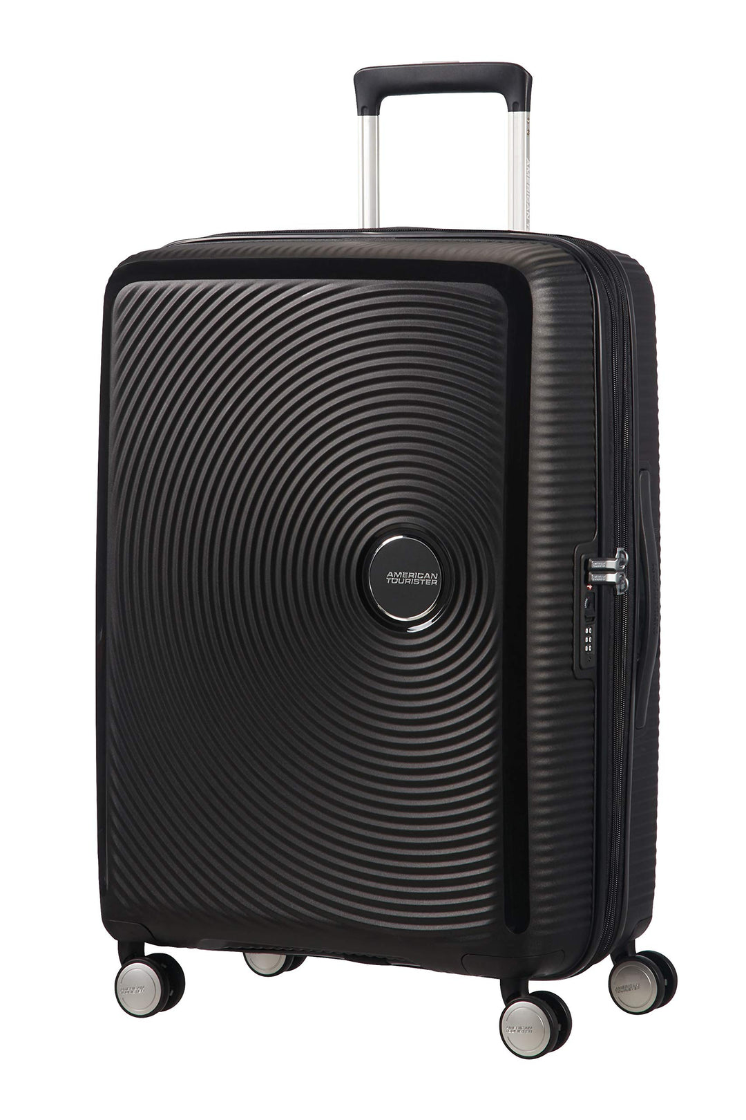 American Tourister Soundbox - Spinner M Erweiterbar Koffer, 67 cm, 81 L, Schwarz (Bass Black) Schwar