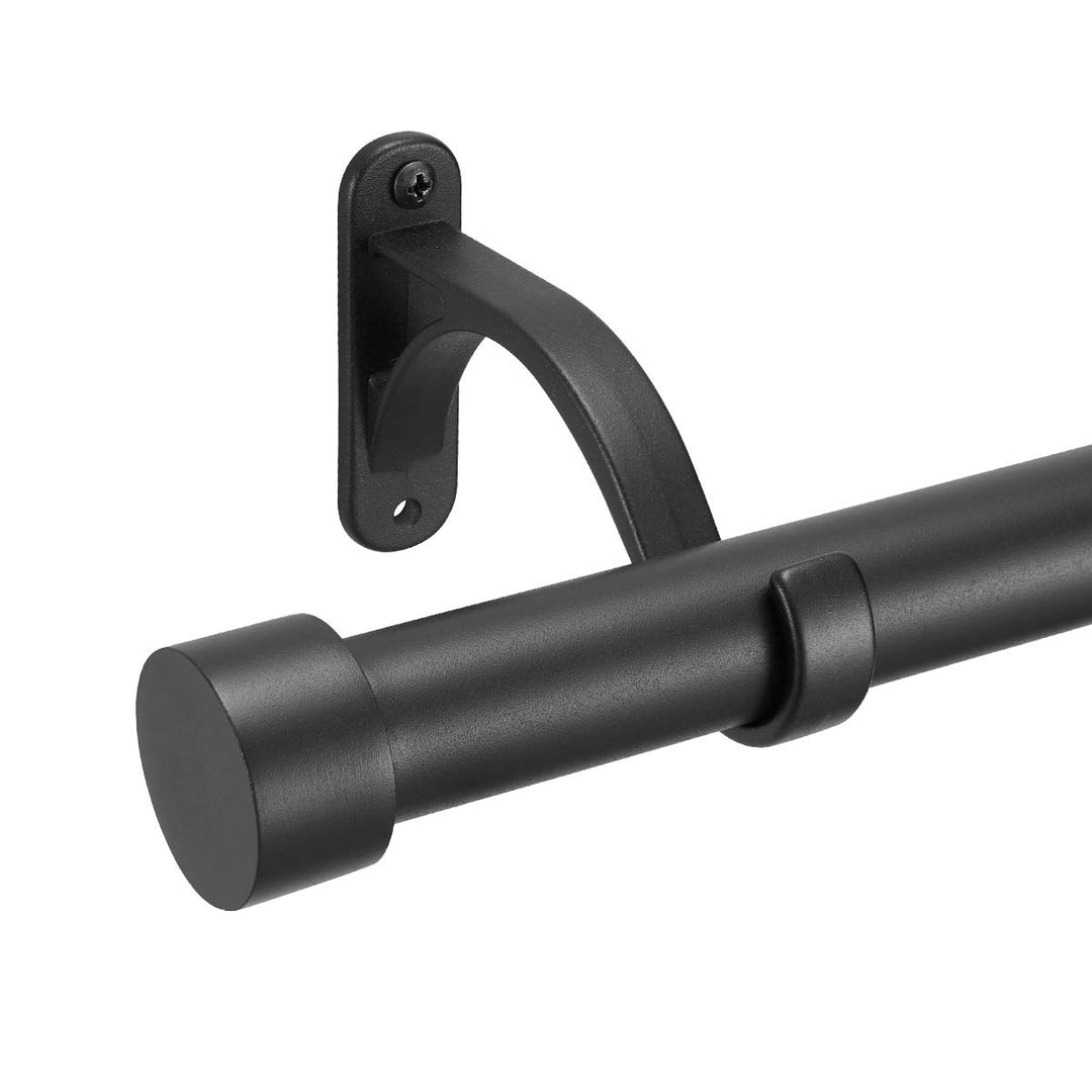 Mayrhyme Gardinenstange mit 2,5 cm Durchmesser, 40,6 – 71,1 cm, verstellbares Stangen-Set hochwertig