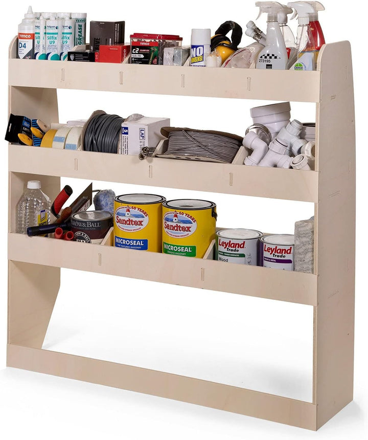 Vanify - Kompatibel mit Nissan NV300 / PRIMASTAR L2 2016+ Fahrzeugeinrichtung Fahrzeugregale, Beifah