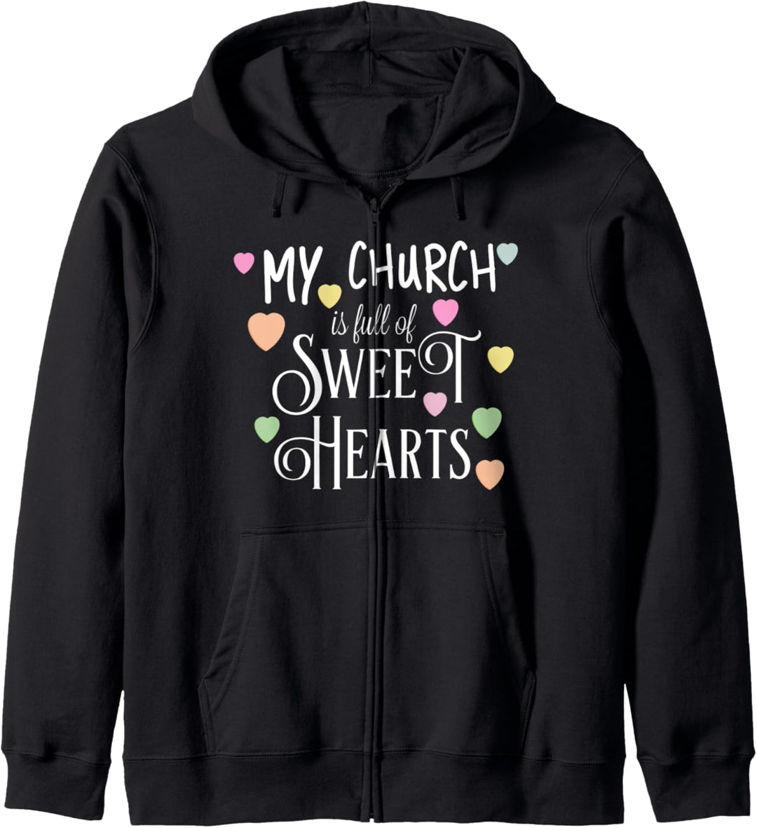 Valentines Church Full of Sweethearts Kapuzenjacke