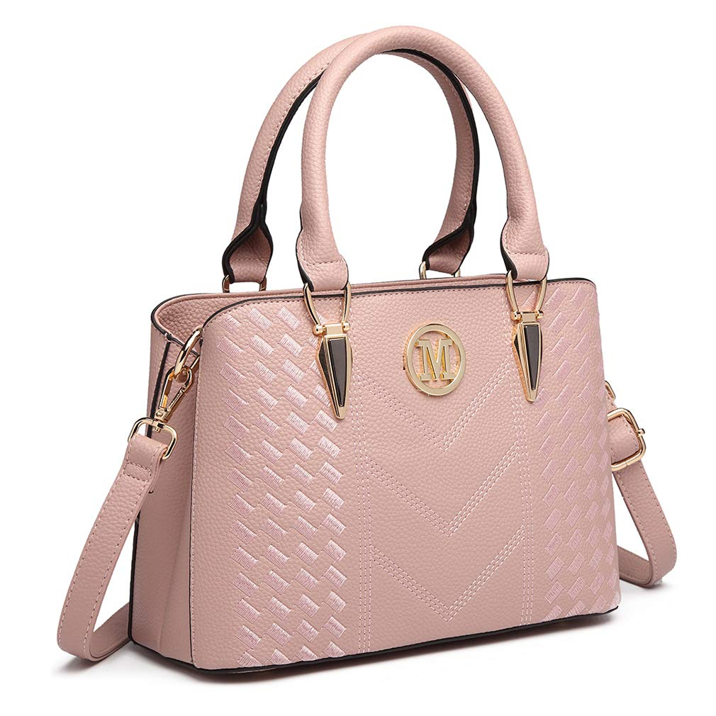 Miss Lulu Handtasche Damen,Exquisitem Handtasche Damen Mittelgross,Lychee Muster Tasche Damen,Hochwe