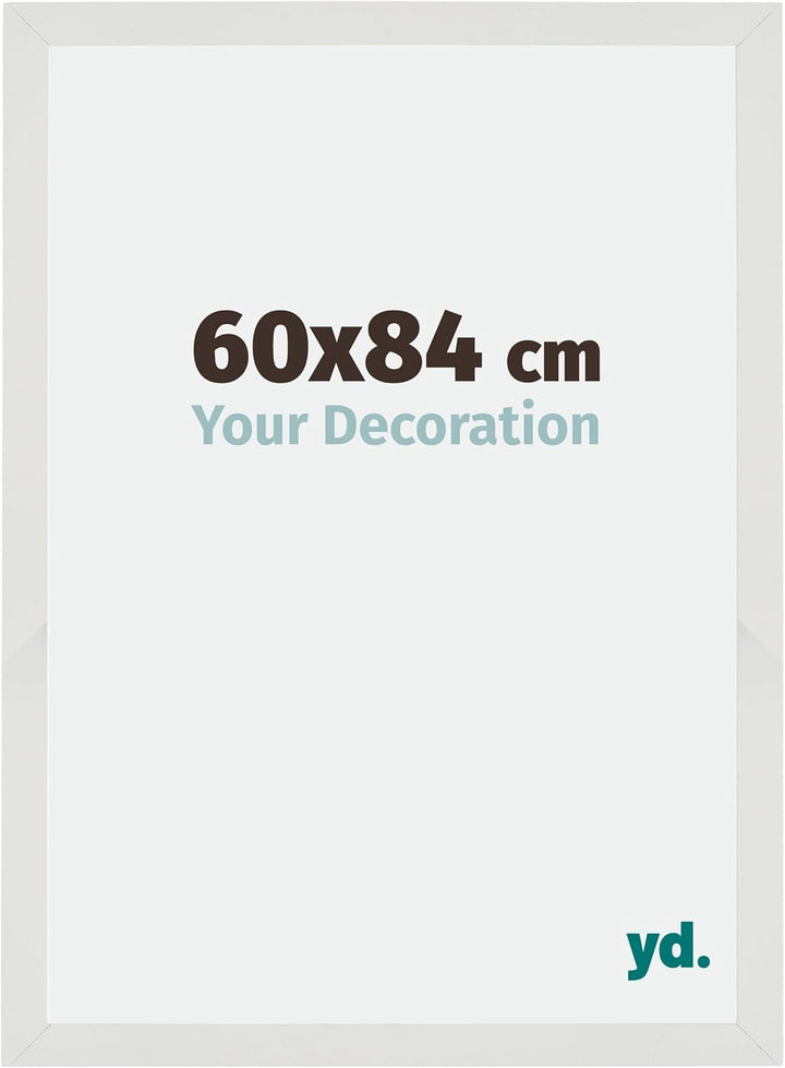 yd. Your Decoration - Bilderrahmen 60x84 cm - Bilderrahmen aus MDF mit Acrylglas - Antireflex - Ausg
