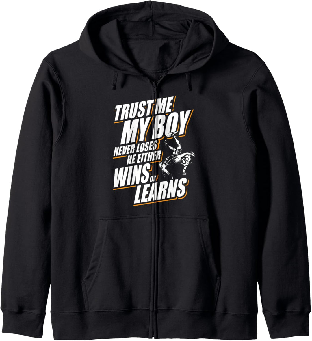 Freestyle Wrestling Mom Wrestler Son Gift Kapuzenjacke