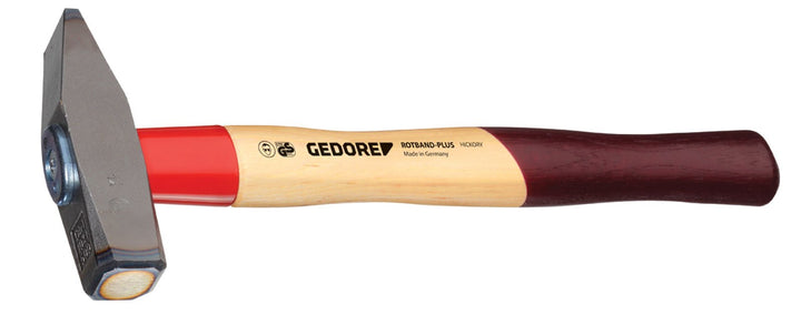GEDORE Schlosserhammer Rotband-Plus mit Hickorystiel, 300 g, 1 Stück, 600 IH-300, 300 g