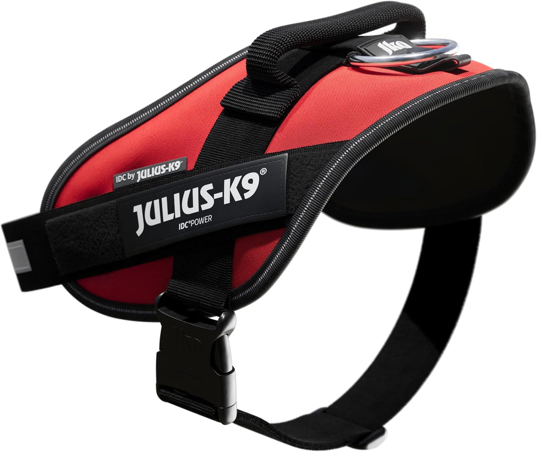 Julius K9 16IDC-R-0 IDC-Powergeschirr mit Logofeld, Gr. 0, rot