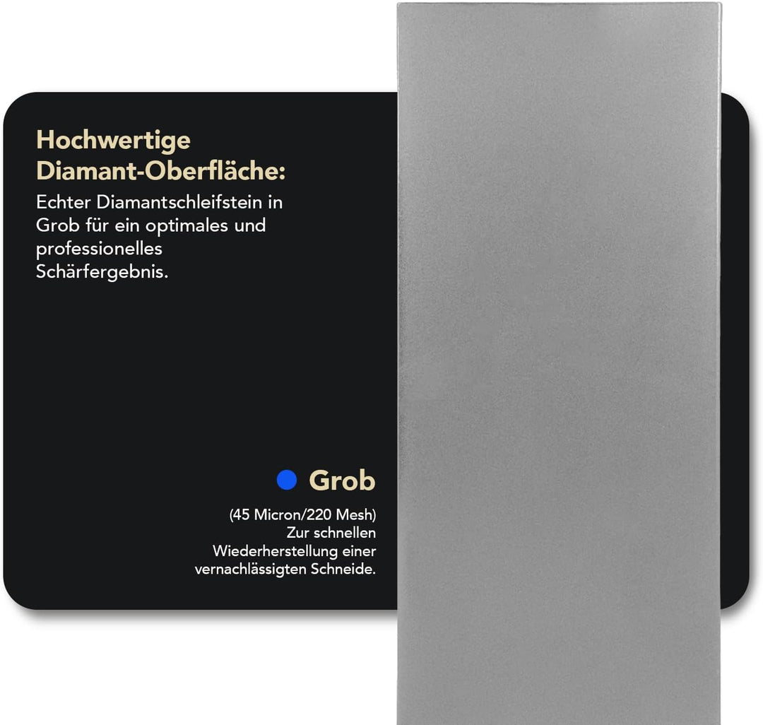 DMT Dia-Sharp Schärfblock mit durchgehende Diamantbeschichtung, grob, 25,4 cm / 10 Zoll, 1 Stück, D1