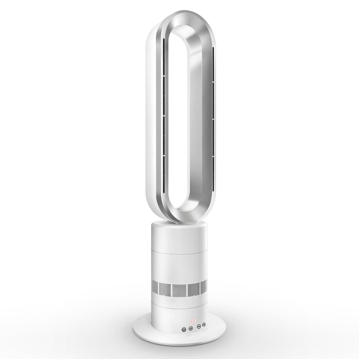 TP18Pro 2-in-1 Bladeless Turmventilator - Heizgerät & Kühlventilator, 10 Kühl- & 3 Heizstufen, Fernb