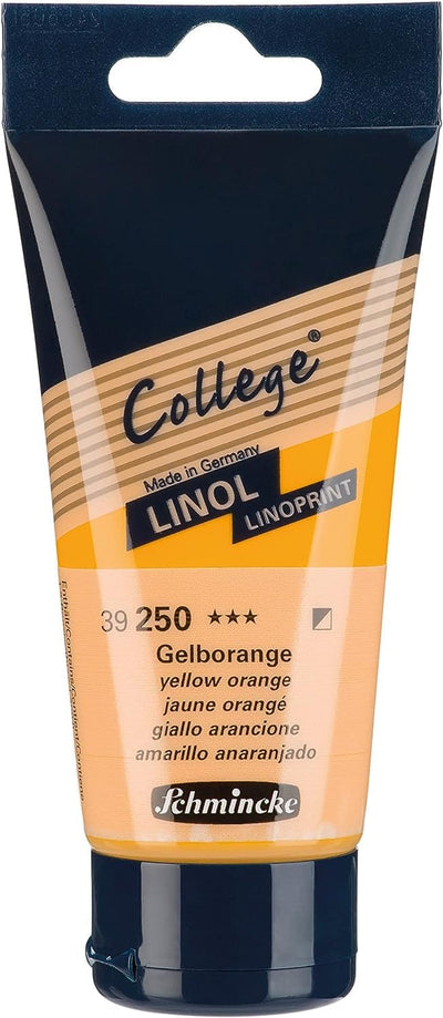 Schmincke - College® Linol, Linoldruckset mit 8 x 75 ml Tuben, 84 708 097, Künstler-Linoldruck-Farbe