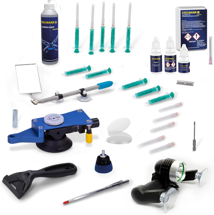 EDELMANN Steinschlagreparatur Komplettset Master 2370 Windschutzscheiben - Glas Reparatur