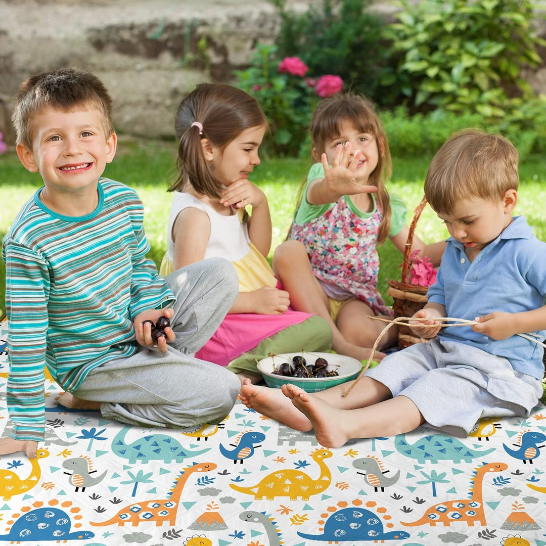 Extra gross Kinder Picknickdecke Wasserdicht 200 * 200cm, Strandmatte Campingdecke Gepolstert Faltba