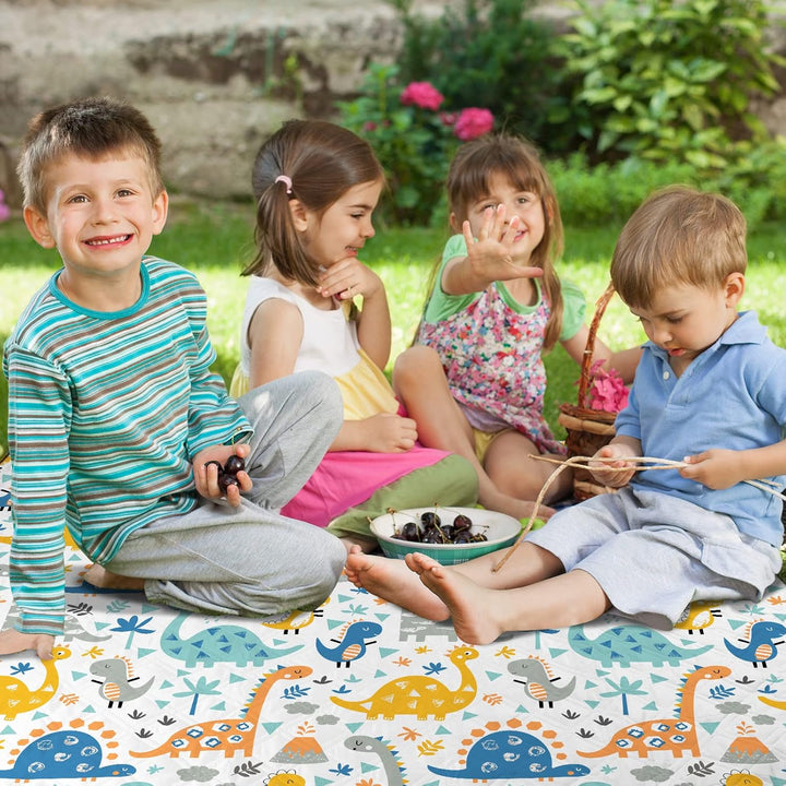 Extra gross Kinder Picknickdecke Wasserdicht 200 * 200cm, Strandmatte Campingdecke Gepolstert Faltba
