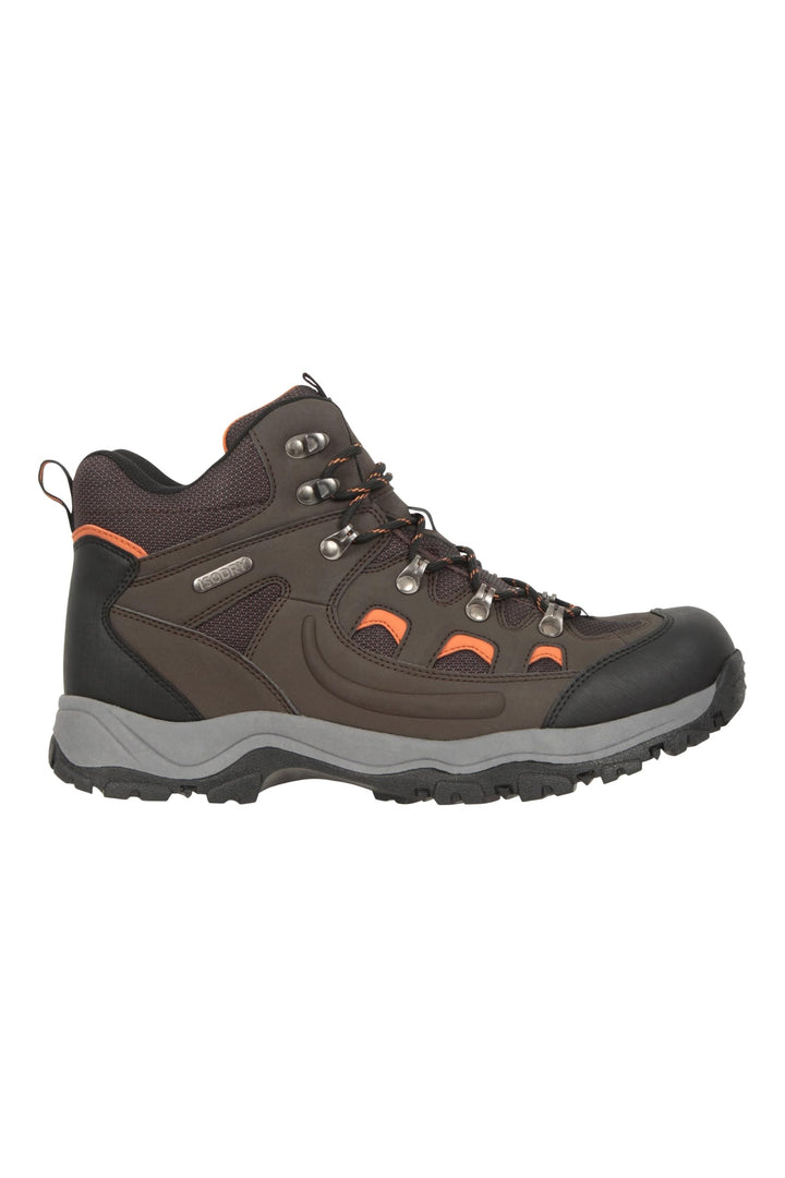 Mountain Warehouse Adventurer Mens Waterproof Boots - IsoDry Schuhe mit Synthetik-Obermaterial, Mesh