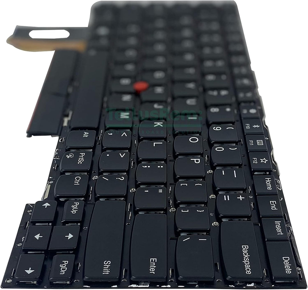 TellusRem ersatztastatur US Hintergrundbeleuchtung für Lenovo Thinkpad T490s T495s Backlit US, Backl