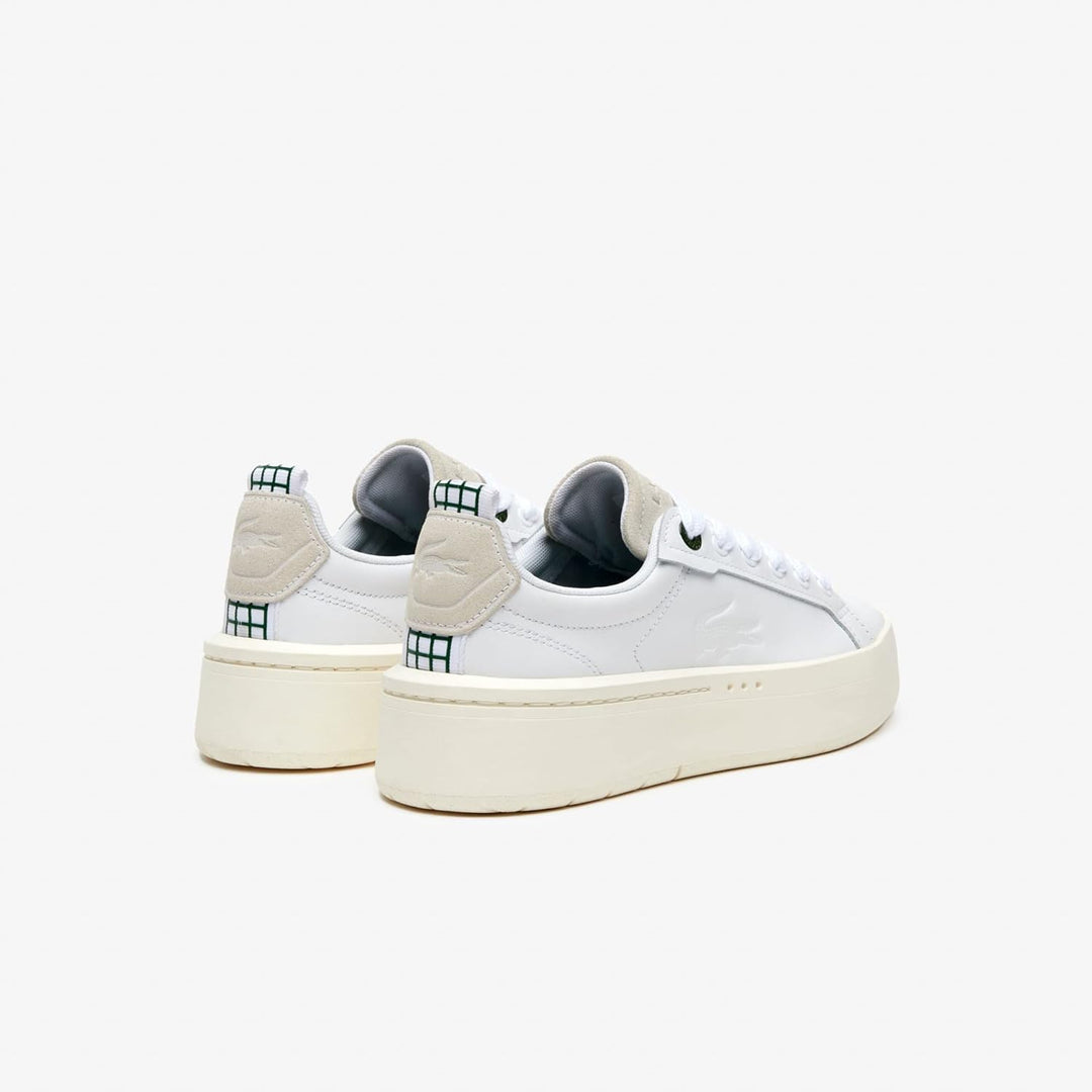 Lacoste Damen Low-Top Sneaker Carnaby PLAT 123 1 SFA, Frauen Halbschuhe 38 EU Wht Off Wht 65t, 38 EU