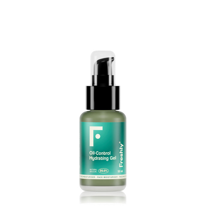 Freshly Feuchtigkeitsspendendes Gesichtswasser, 50 ml – Oil-Control Feuchtigkeitsgel – reduziert Gla